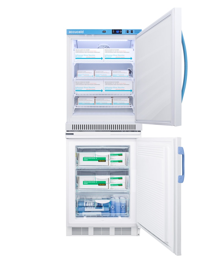 24" Wide All-Refrigerator/All-Freezer Combination