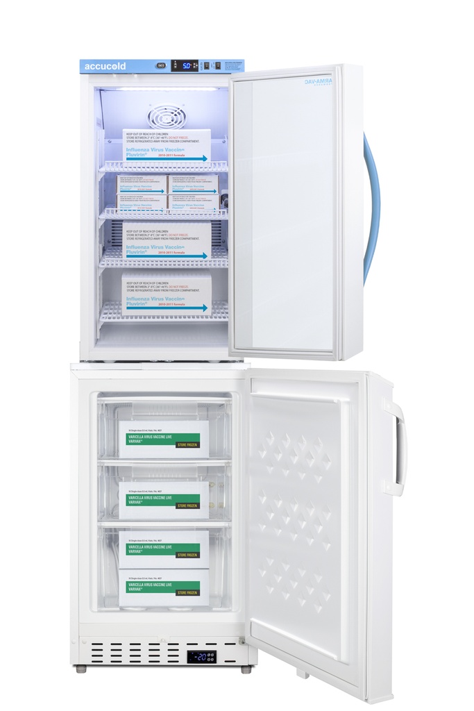 20" Wide Vaccine Refrigerator/Freezer Combination