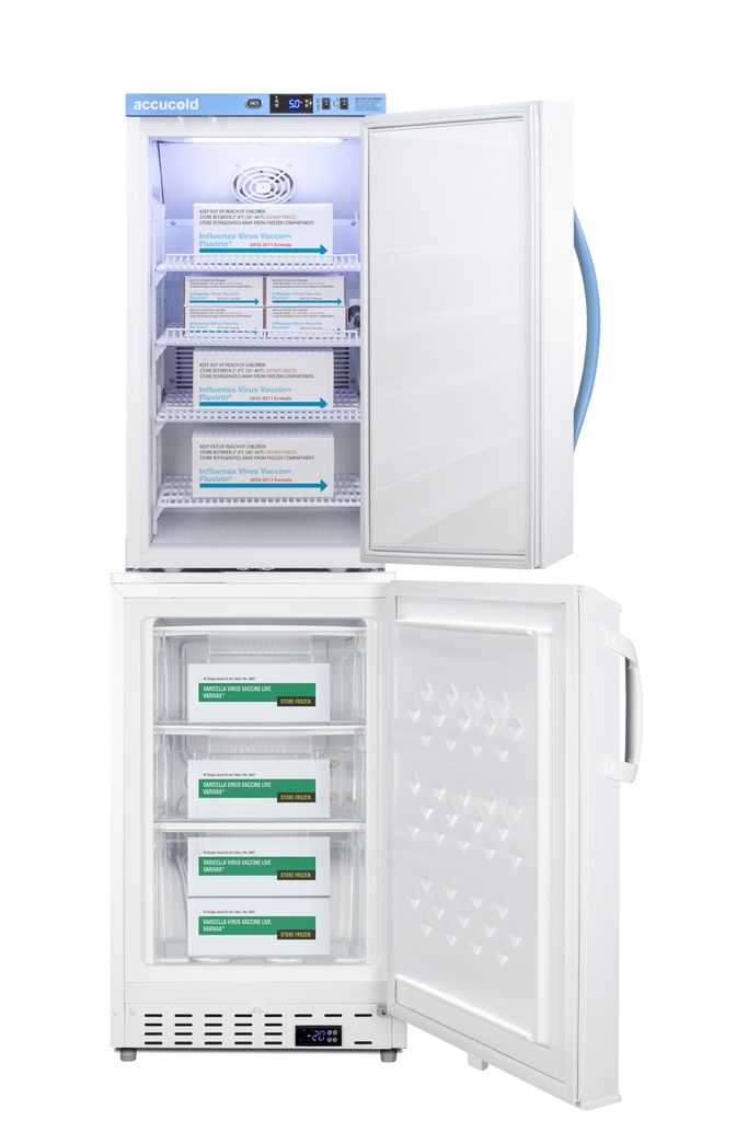 20" Wide Vaccine Refrigerator/Freezer Combination