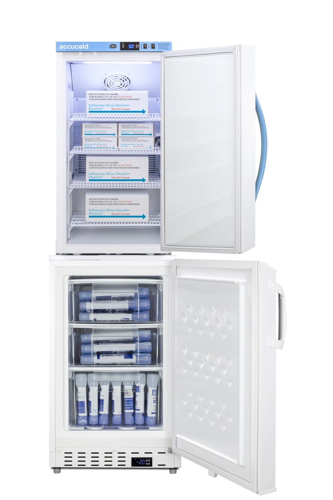 20" Wide Vaccine Refrigerator/Freezer Combination