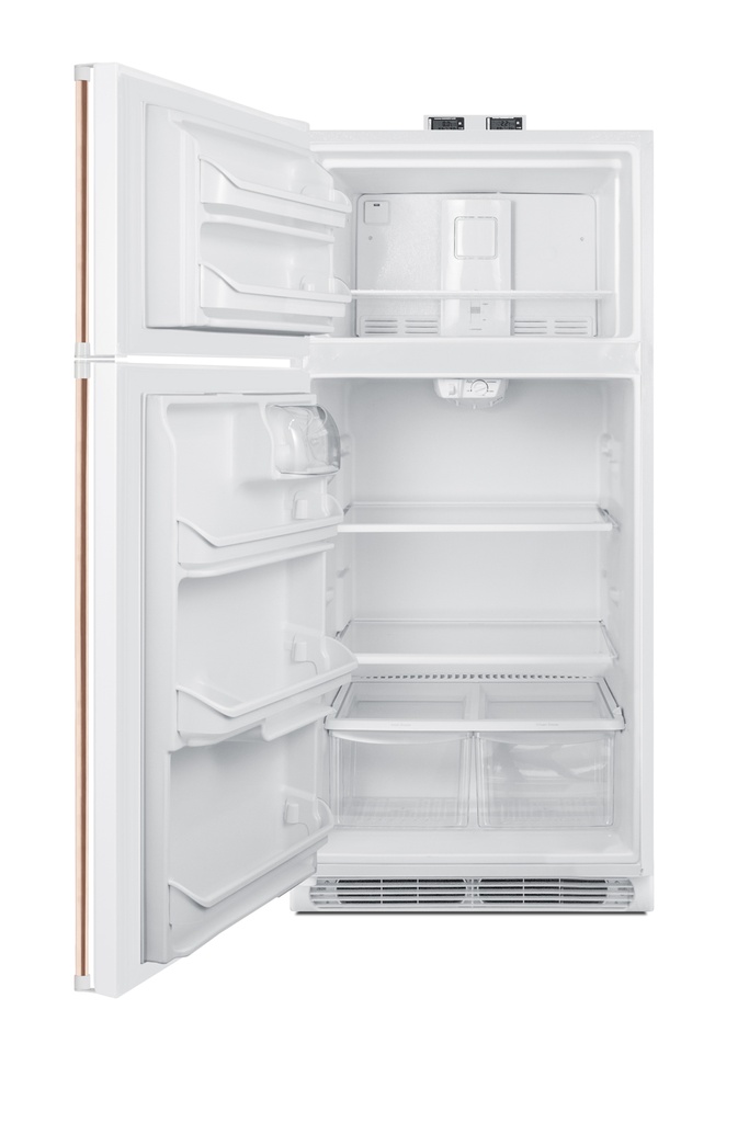 30&quot; Wide Break Room Refrigerator-Freezer with Antimicrobial Pure Copper Handle