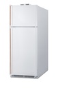 30" Wide Break Room Refrigerator-Freezer with Antimicrobial Pure Copper Handle