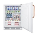 24&quot; Wide Built-In All-Refrigerator with Antimicrobial Pure Copper Handle, ADA Compliant