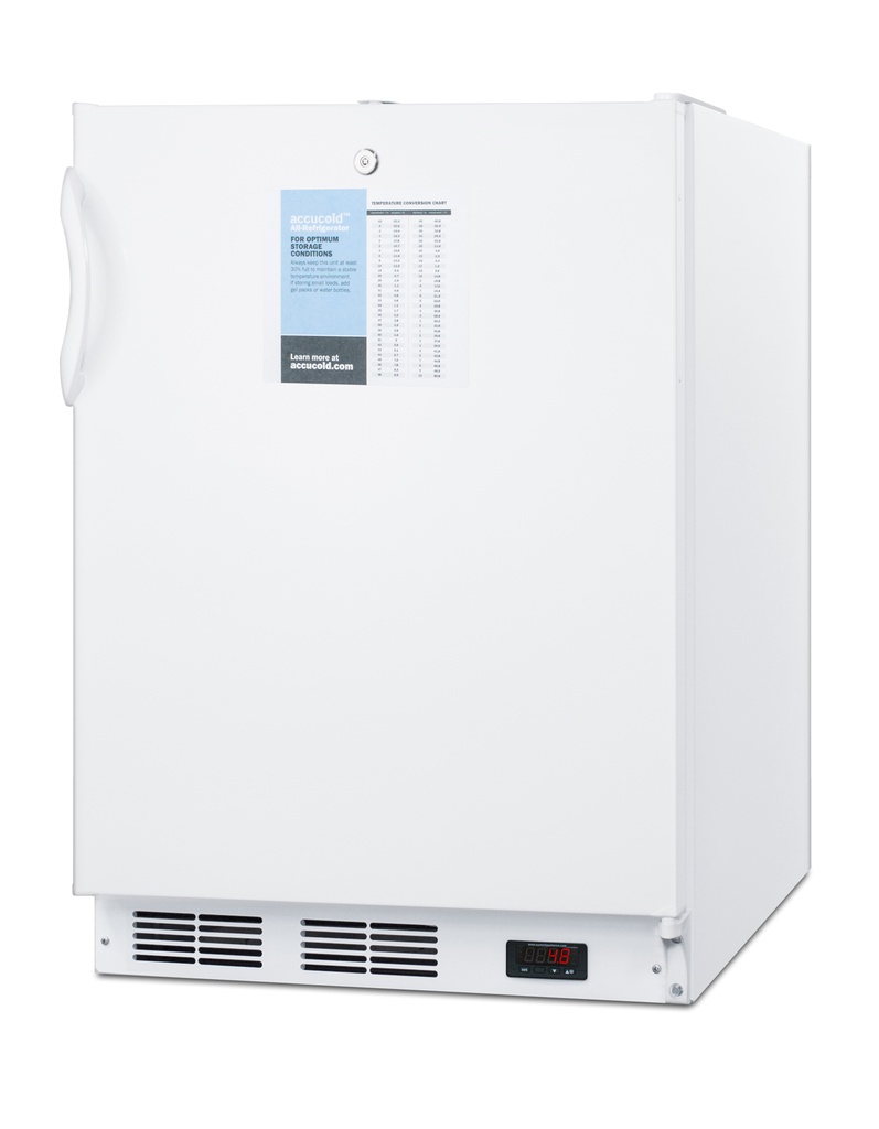 24" Wide All-Refrigerator, ADA Compliant