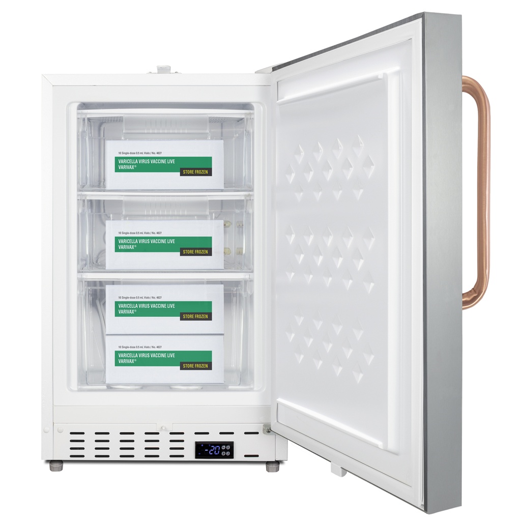 20" Wide Built-In Vaccine All-Freezer, ADA Compliant