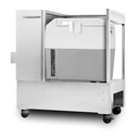 Stainless Steel Cart with Portable Refrigerator/Freezer