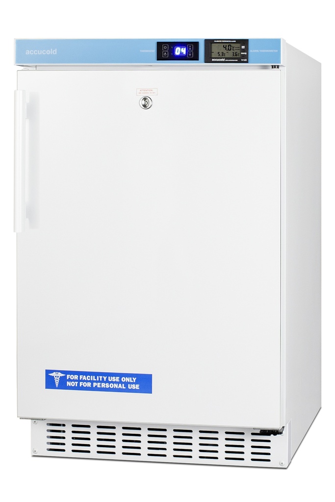 20" Wide Built-In Pharmacy All-Refrigerator, ADA Compliant