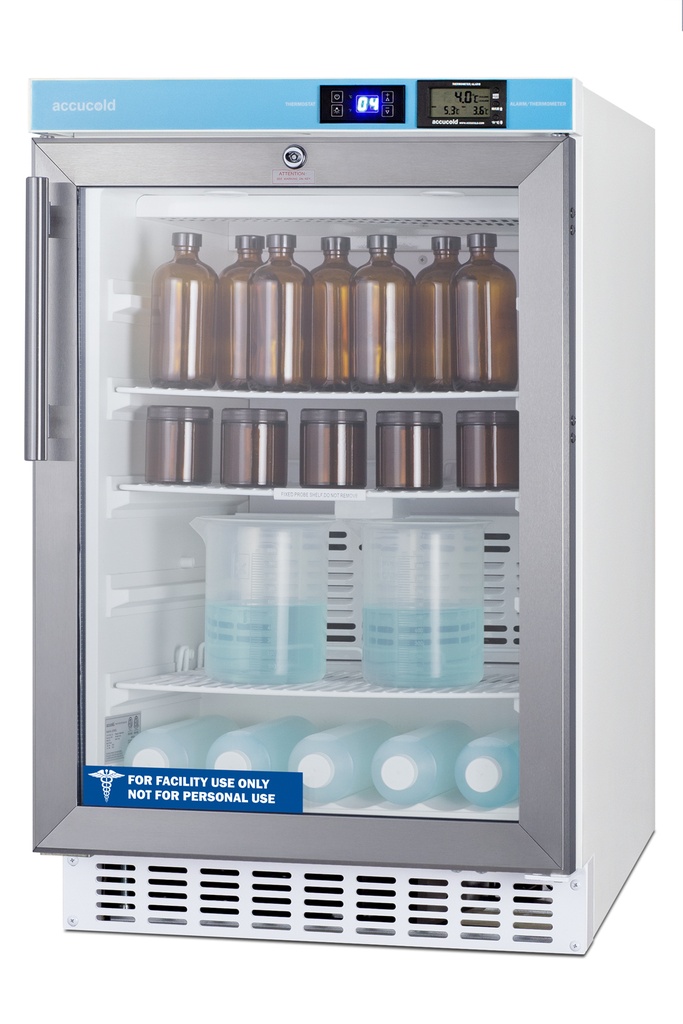 20" Wide Built-In Pharmacy All-Refrigerator, ADA Compliant