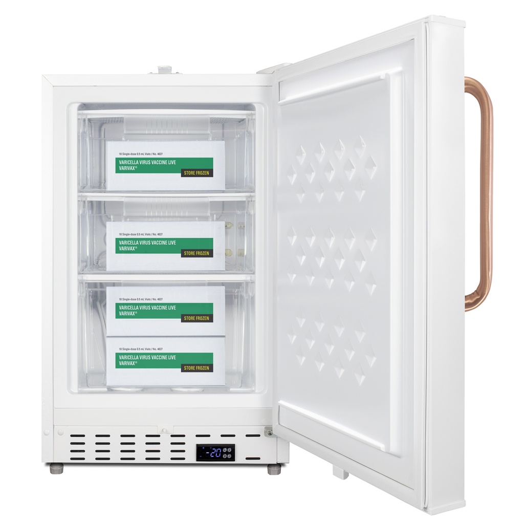 20" Wide Built-In Vaccine All-Freezer, ADA Compliant