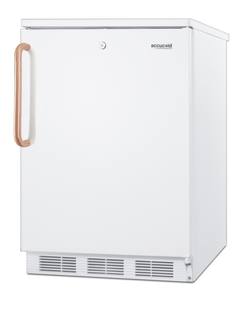 24" Wide All-Refrigerator with Antimicrobial Pure Copper Handle