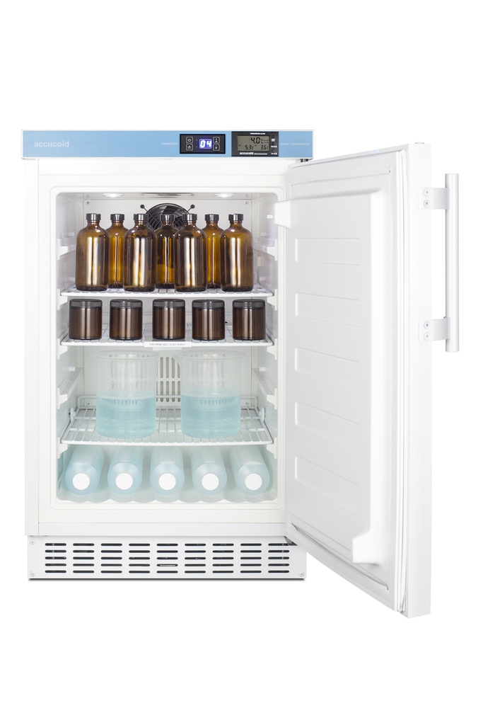 20" Wide Built-In Pharmacy All-Refrigerator, ADA Compliant