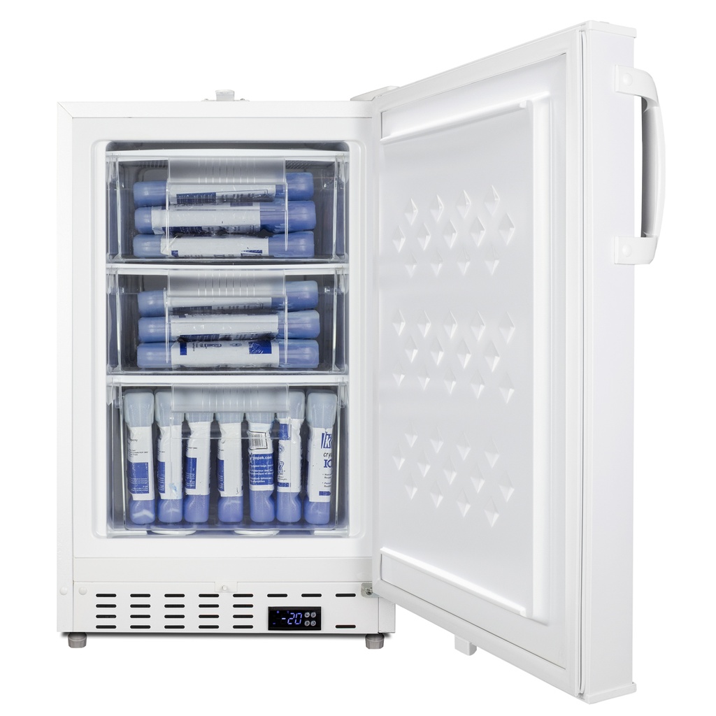 20" Wide Built-In Vaccine All-Freezer, ADA Compliant