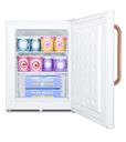 Compact All-Freezer with Antimicrobial Pure Copper Handle