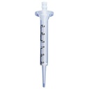 Globe Scientific 2.5 ml Dispenser Syringe Tip for Diamond RV-Pette Pipettor, 100/Box