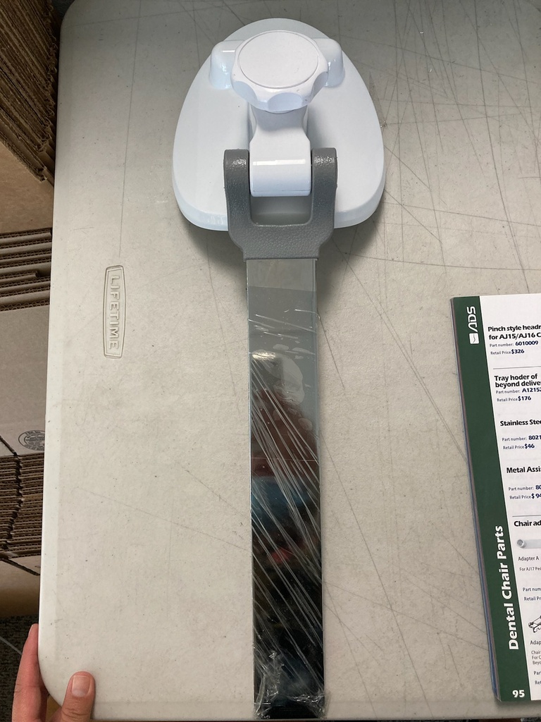 Knob style headrest bracket for AJ12/AJ17/AJ19 Chair