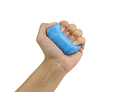Fabrication CanDo TheraPutty 2 oz Firm Standard Hand Exercise Material, Blue