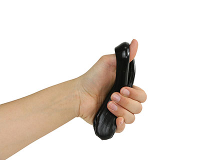 Fabrication CanDo TheraPutty 2 oz X-Firm Standard Hand Exercise Material, Black