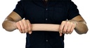 Fabrication CanDo Twist-n-Bend 12 inch XX-Light Flexible Hand Exercise Bar, Tan