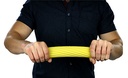Fabrication CanDo Twist-n-Bend 12 inch X-Light Flexible Hand Exercise Bar, Yellow