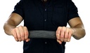 Fabrication CanDo Twist-n-Bend 12 inch X-Heavy Flexible Hand Exercise Bar, Black