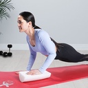 Fabrication CanDo 6 inch x 12 inch PE Half-Round Foam Roller, White