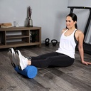 Fabrication CanDo 6 inch x 12 inch PE Round Foam Roller, Blue