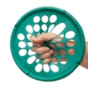 Fabrication CanDo 7 inch Small Medium Low-Powder Hand Exercise Web, Green