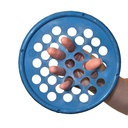 Fabrication CanDo 7 inch Small Heavy Low-Powder Hand Exercise Web, Blue