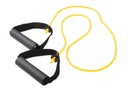 Fabrication CanDo 48 inch Low Powder X-Light Exercise Tubing w/ Handles, Yellow