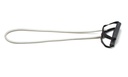 Fabrication CanDo 48 inch Low Powder XX-Heavy Exercise Tubing w/ Handles, Silver