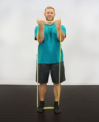 Fabrication CanDo 30 inch Latex X-Light Band Exercise Loop, Yellow