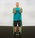 Fabrication CanDo 30 inch Latex Medium Band Exercise Loop, Green