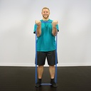Fabrication CanDo 30 inch Latex Heavy Band Exercise Loop, Blue