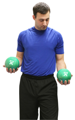Fabrication CanDo WaTe 4.4 lb Hand-Held Weighted Ball, Green