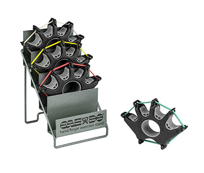 Fabrication CanDo Digi-Extend Hand Exerciser Clinic Set w/ Metal Stand, Assorted Color
