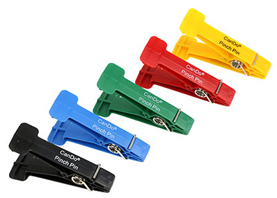 Fabrication CanDo Graded Pinch Finger Exerciser Complete Set, Assorted Color