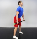Fabrication CanDo Jumbo WaTE 10 lb Weighted Exercise Bar, Light Green
