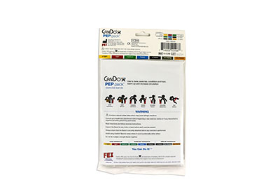Fabrication CanDo 4 ft Low Powder Easy Exercise Band w/ PEP Pack, Assorted Color, 3 Pieces/Pack