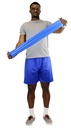 Fabrication CanDo 25 yd Latex Free Heavy Resistive Band Exerciser Dispenser Roll, Blue