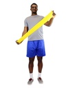 Fabrication CanDo 4 ft Latex Free X-Light Pre-Cut Exercise Bands, Yellow, 40/Box
