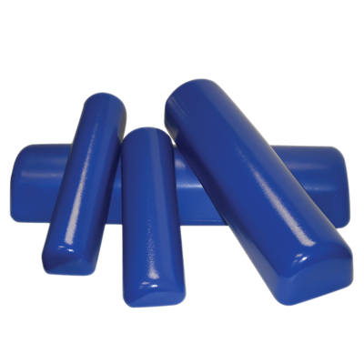 Fabrication CanDo Skillbuilders 30 inch x 8 inch x 6 inch Foam Elevated Positioning Half Roll