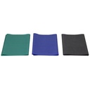 Fabrication CanDo 4 ft Latex Free Moderate Exercise Band w/ PEP Pack, Assorted Color, 3 Pieces/Pack