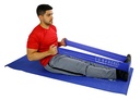 Fabrication CanDo Accuforce 4 ft Low Powder Heavy Exercise Band, Blue, 40/Box