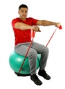 Fabrication CanDo Small Plastic Deluxe Stabilizer Base for 45 cm - 75 cm Inflatable Exercise Ball