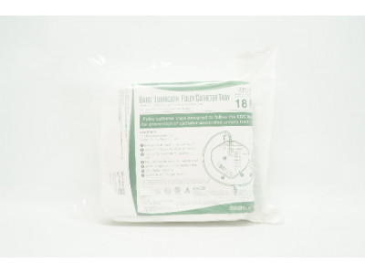 Bard Medical Lubricath 18 Fr Advance Drainage Bag Foley Trays, 10/Case