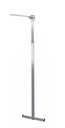Health O Meter Professional Aluminum Wall-Mounted Telescopic Metal Height Rod