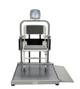 Health O Meter Professional 1000 lb Digital Wheelchair Ramp Scale w/ Fold-Away Seat