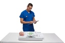 Health O Meter Professional 44 lb Digital Pediatric Tray Scale w/ Rolling Cart
