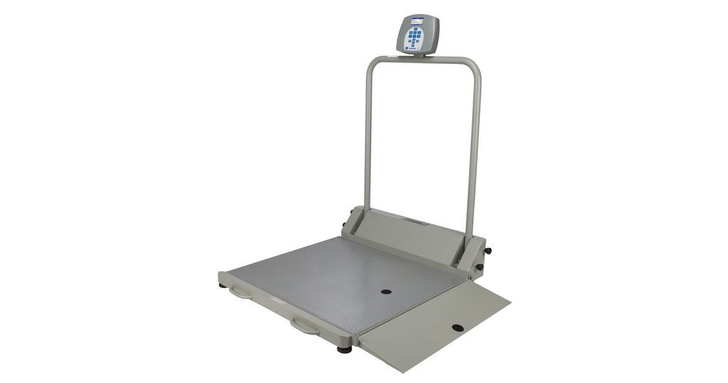 Health O Meter Professional 454 kg Digital Wheelchair Ramp Scale Kilograms Only w/ Large Platform