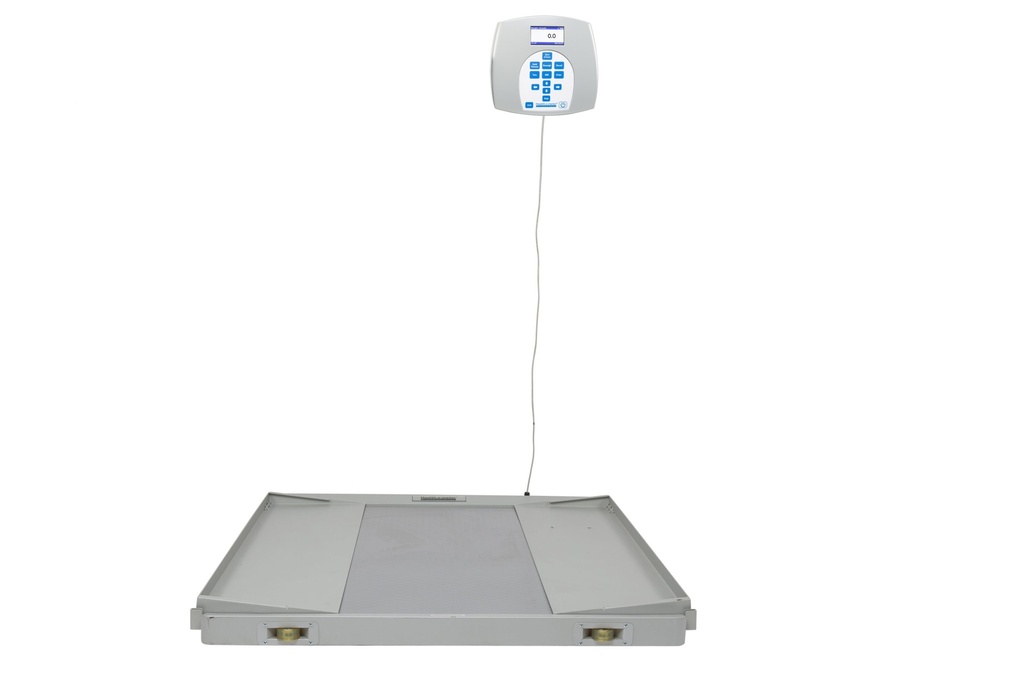 Health O Meter Professional 454 kg Digital Wheelchair Dual Ramp Scale Kilograms Only w/ Extra Large Platform